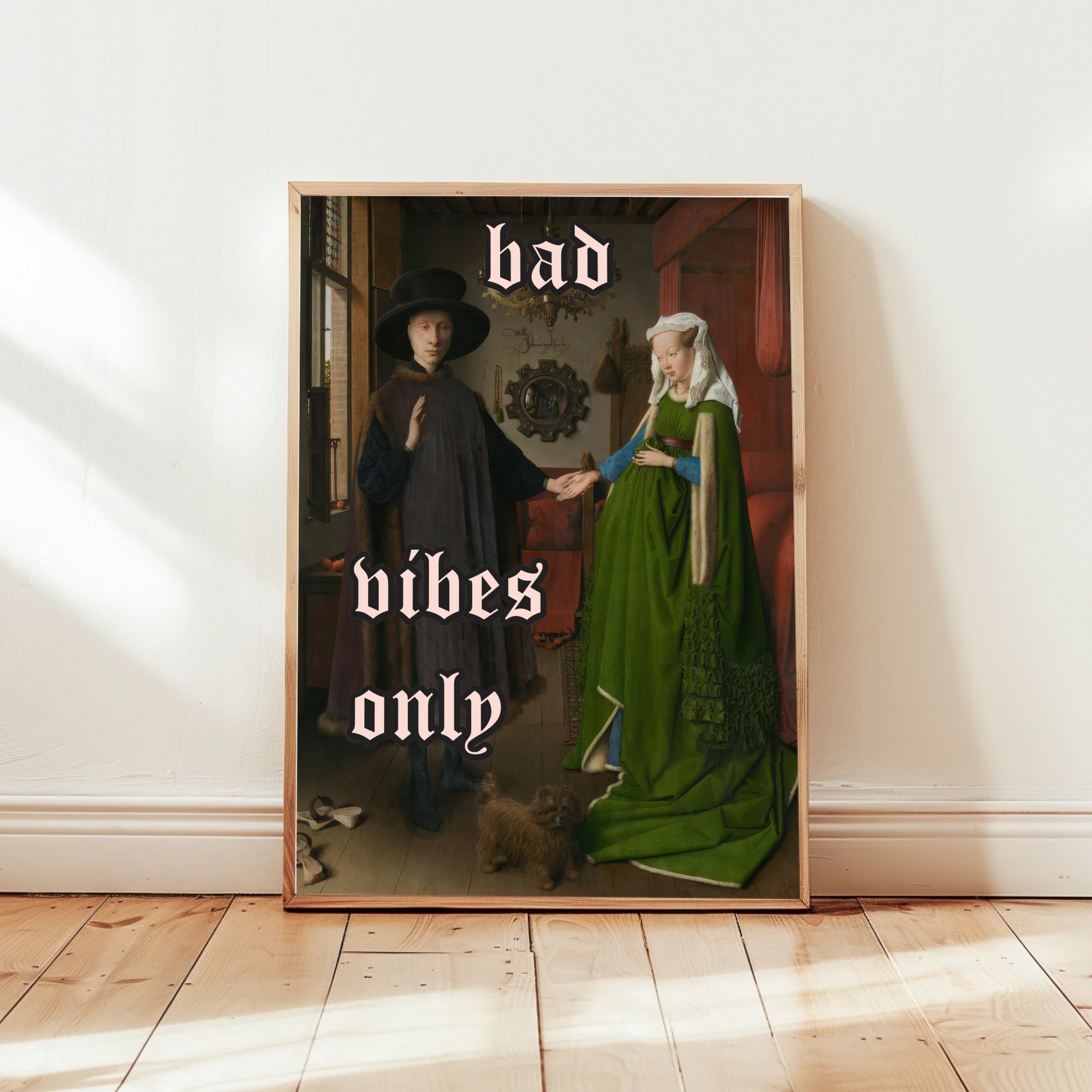 Personalisiertes Meisterwerk Arnolfini-Porträt Poster für Kunstliebhaber-Wohnräume