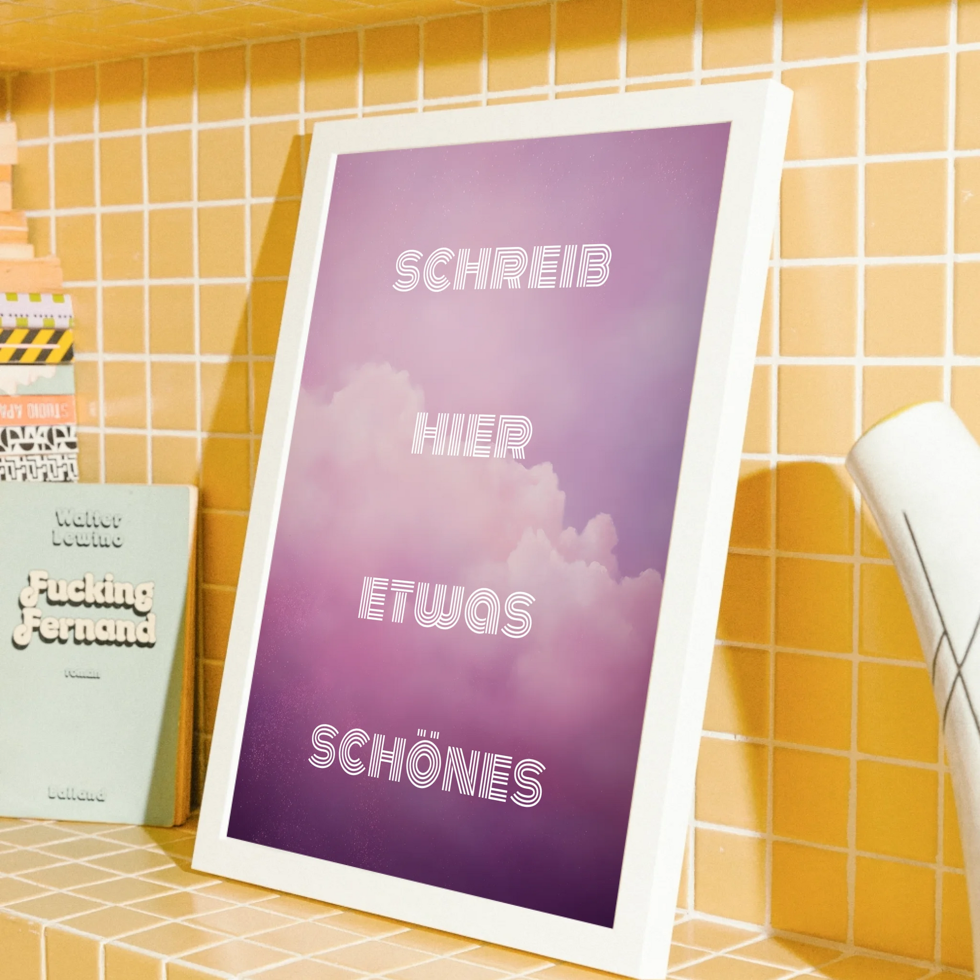 Eigener Text Poster Liebe für persönliche Widmungen bis 4 Zeilen gestaltbar