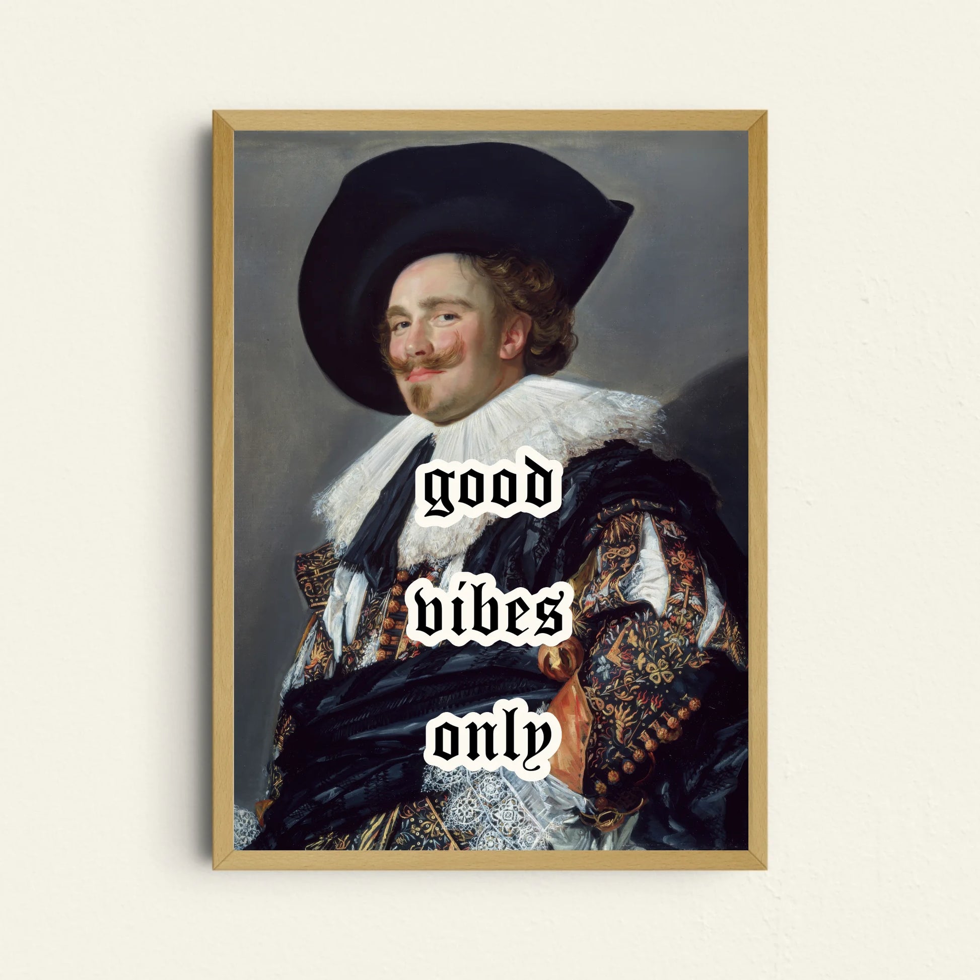 Reiterportrait Poster personalisierbar mit Text klassische Heldenpose in Szene gesetzt