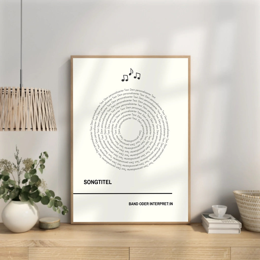 personalisiertes-songtext-poster