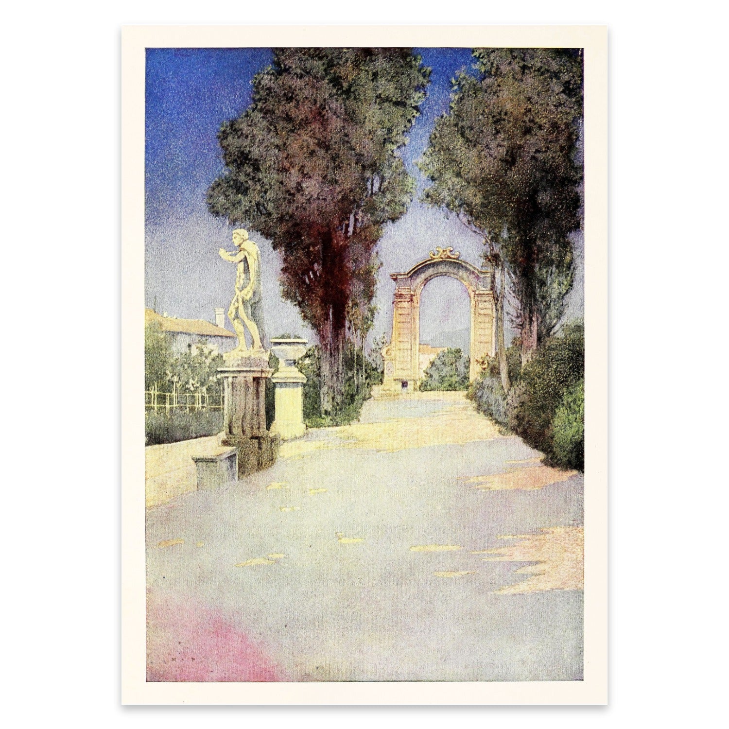 ARTIST Edith Wharton DATE 1904 FROM Italian Poster 50X70 cm