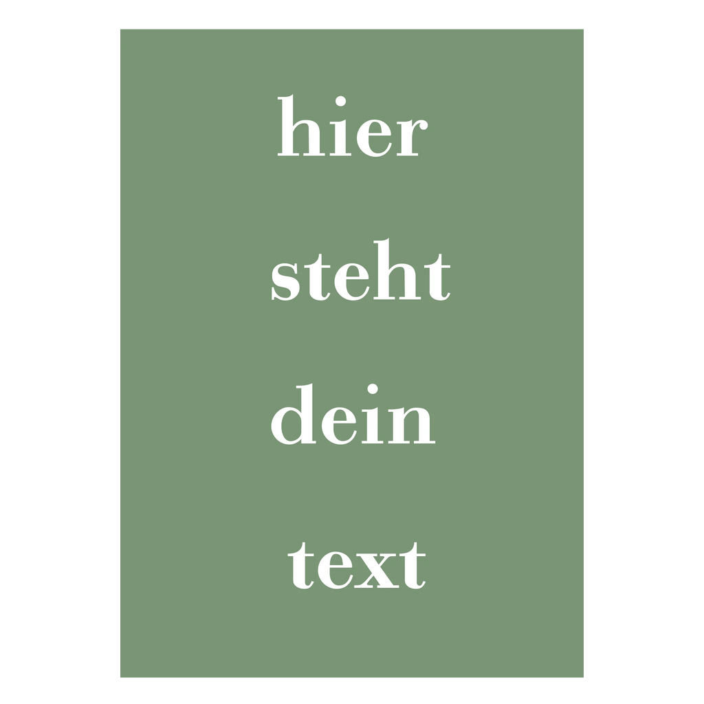 Typografie im minimalistischen Scandi-Stil