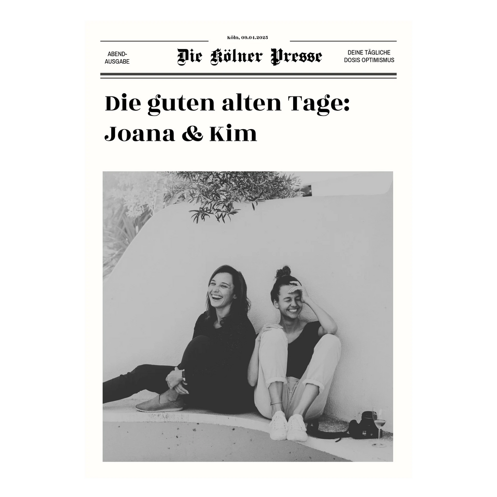 Freundschaft in Zeitungsform