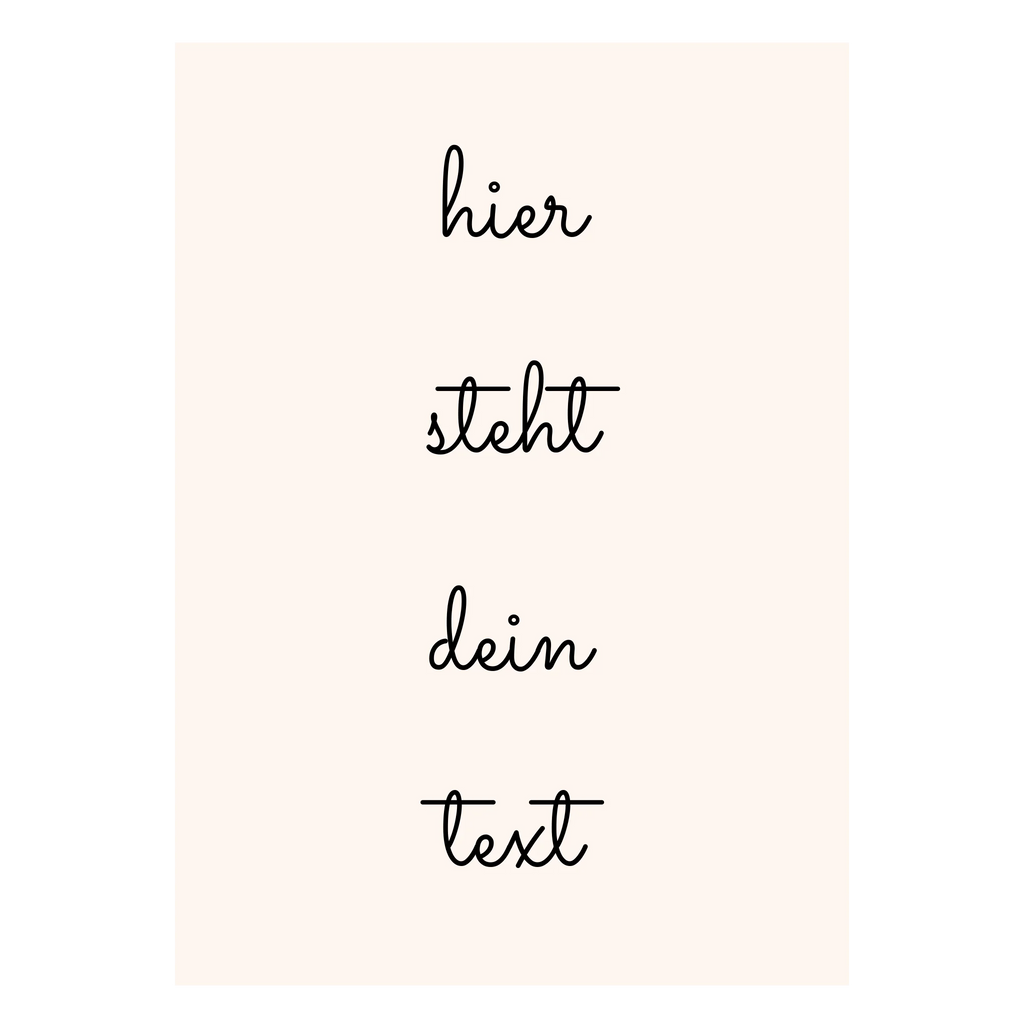 Handschriftliches Wandbild für authentische und emotionale Raumgestaltung
