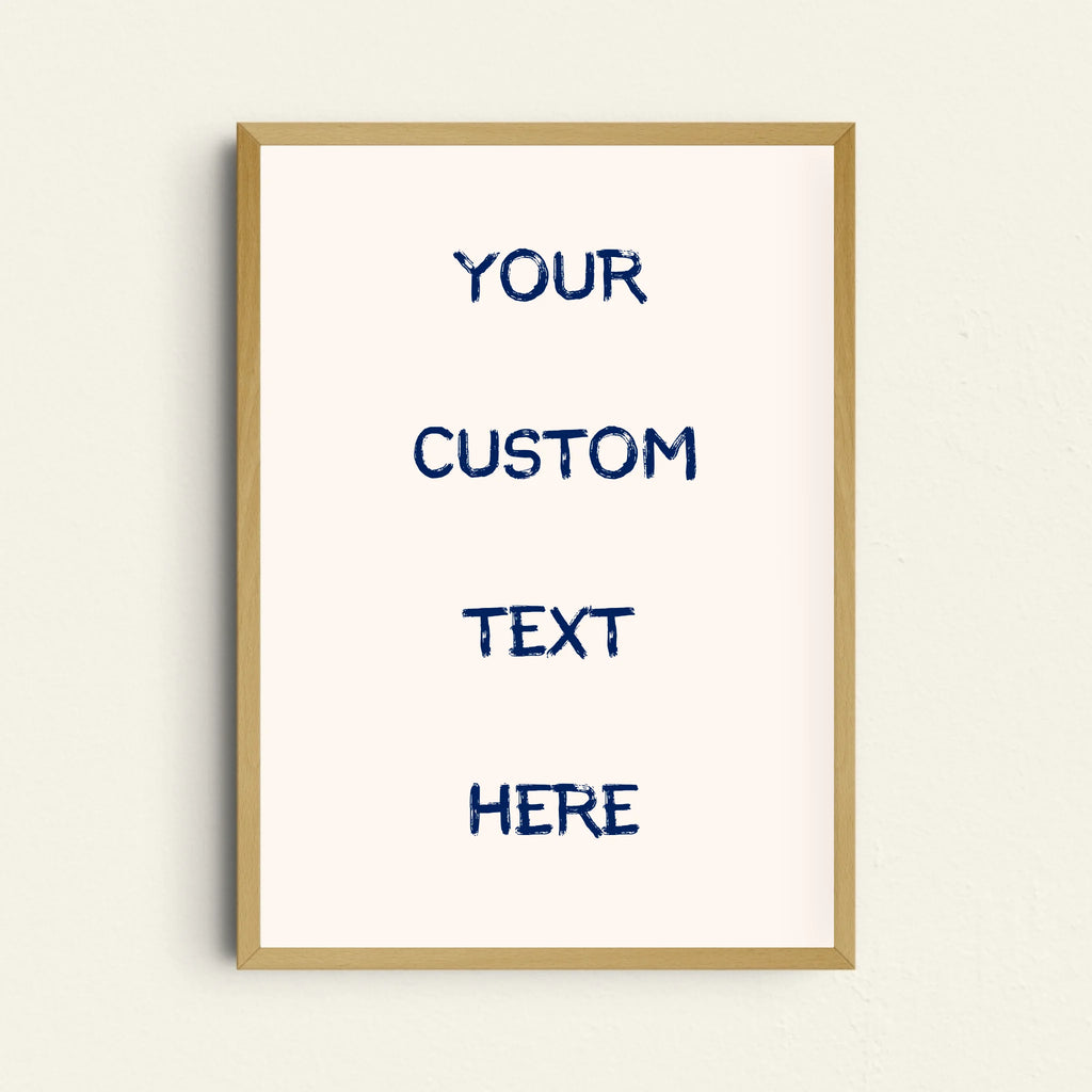 Minimal-Statement-Poster mit moderner Typografie für klare Aussagen
