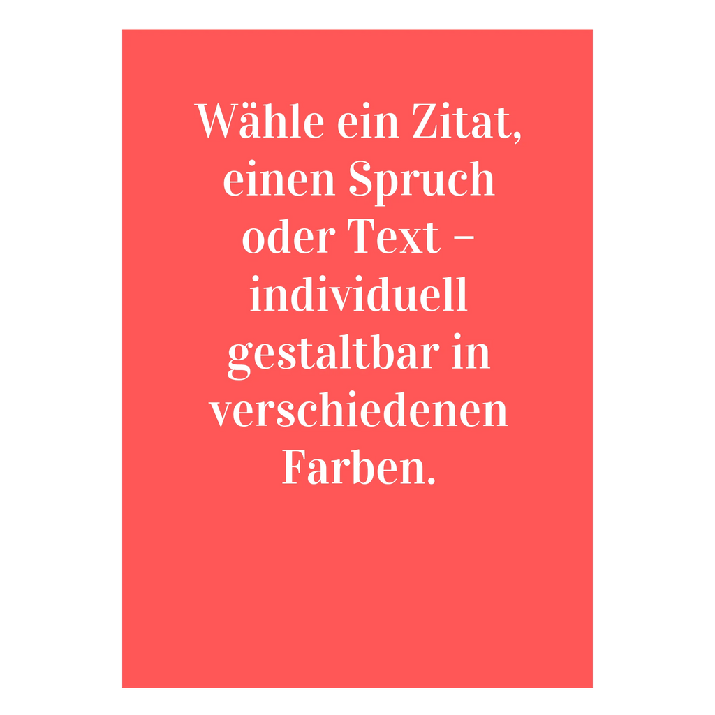 Skandinavische Zitat-Wandkunst minimalistisch mit personalisierbaren inspirierenden Sprüchen
