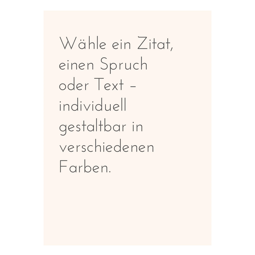Zitat-Poster philosophisch mit Weisheiten für intellektuelle Wandgestaltung
