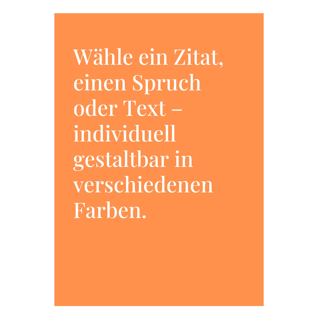 Poesie-Poster literarisch mit poetischen Zitat-Elementen personalisierbar
