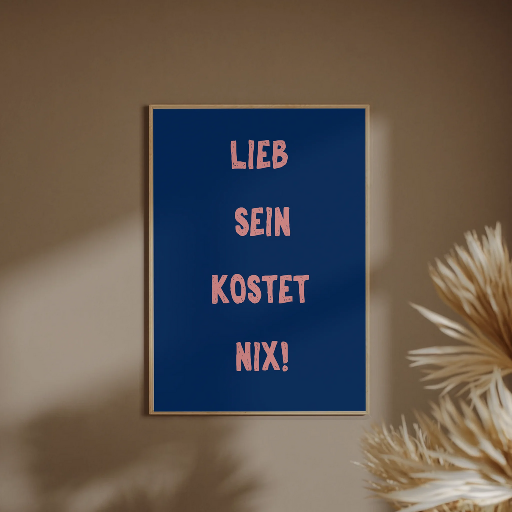 Individuelles Wandbild im modernen Stil mit 4-zeiliger Textmöglichkeit


