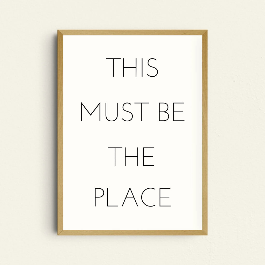 Modernes Spruch-Poster für klare Statements und personalisierte Botschaften
