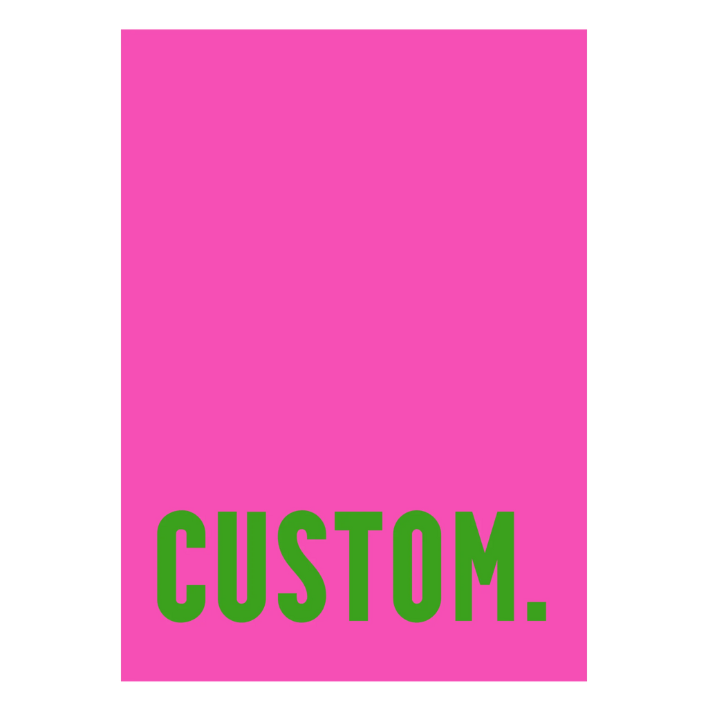 Individuell gestaltbares Textposter in Pink

