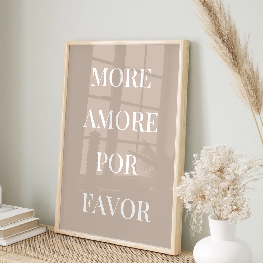 Minimalistisches Textposter mit klarer Typografie

