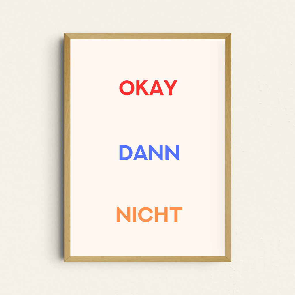 Elegantes Textposter auf beigem Hintergrund für neutrale Wandgestaltung
