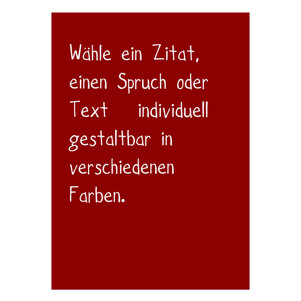 Zitat-Wandkunst typografisch für inspirierende und motivierende Dekoration
