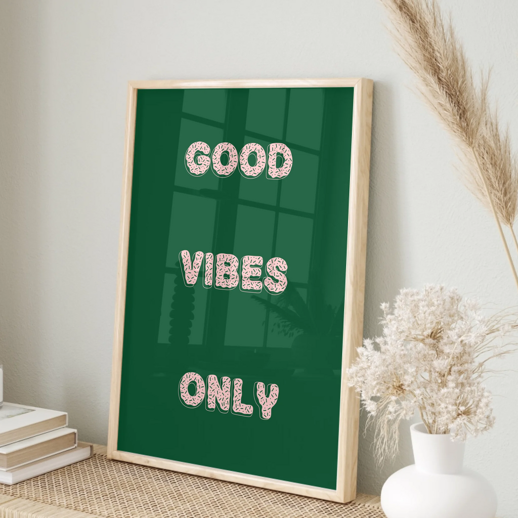 Individuelles Poster mit Donut-Design für moderne und kreative Wanddekoration
