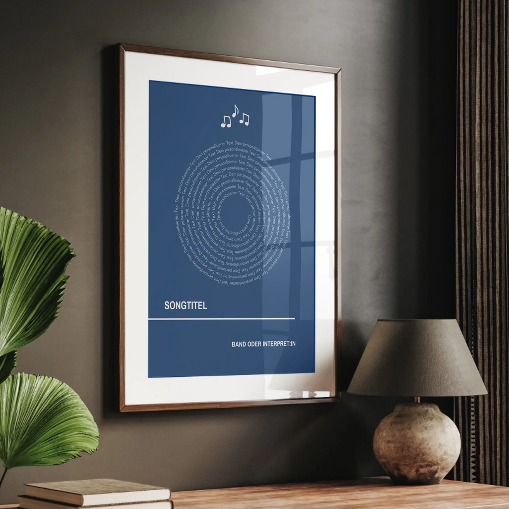 Textposter für Musikliebhaber
