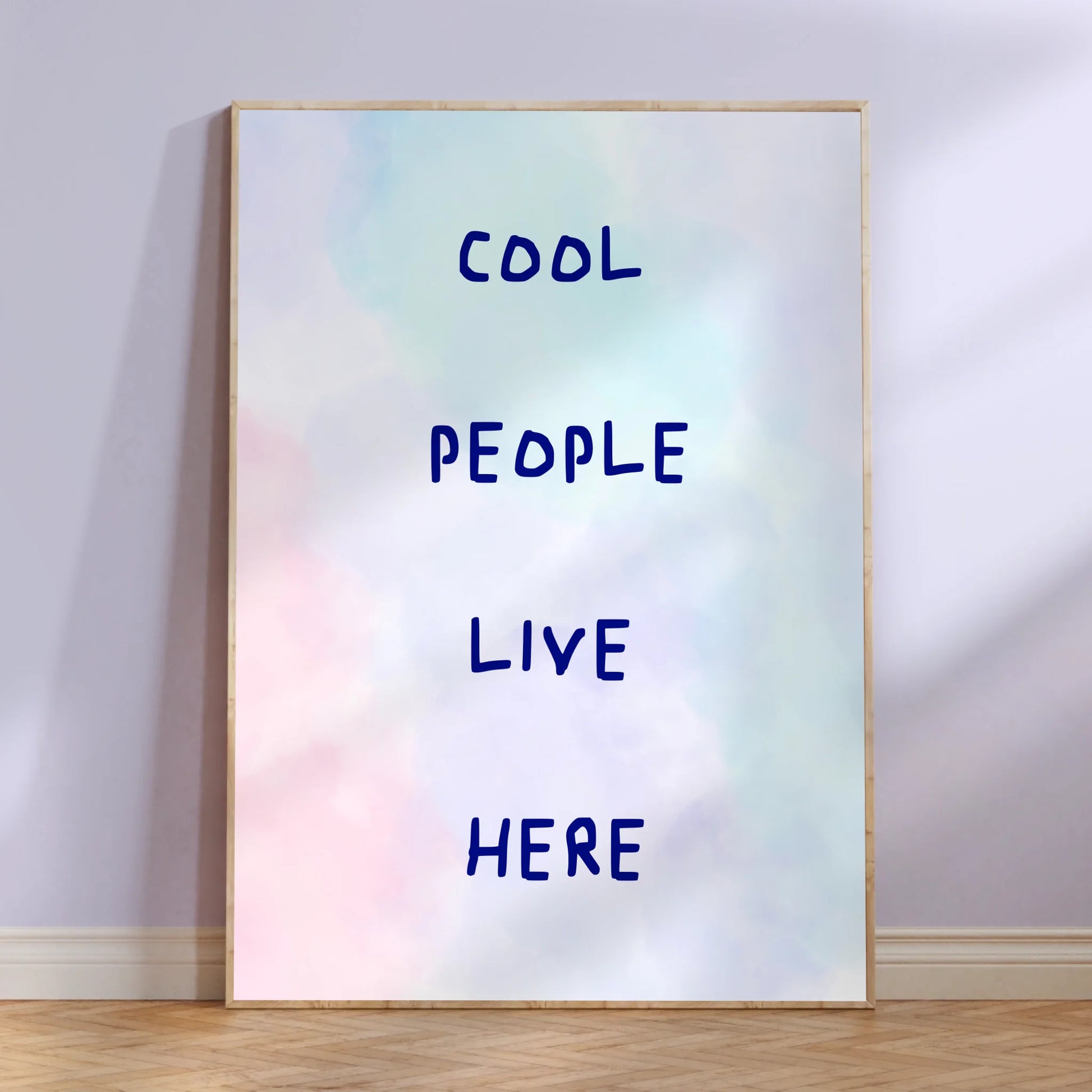 Statement-Poster mit handschriftlichem Flair für individuelle Ausdruckskraft

